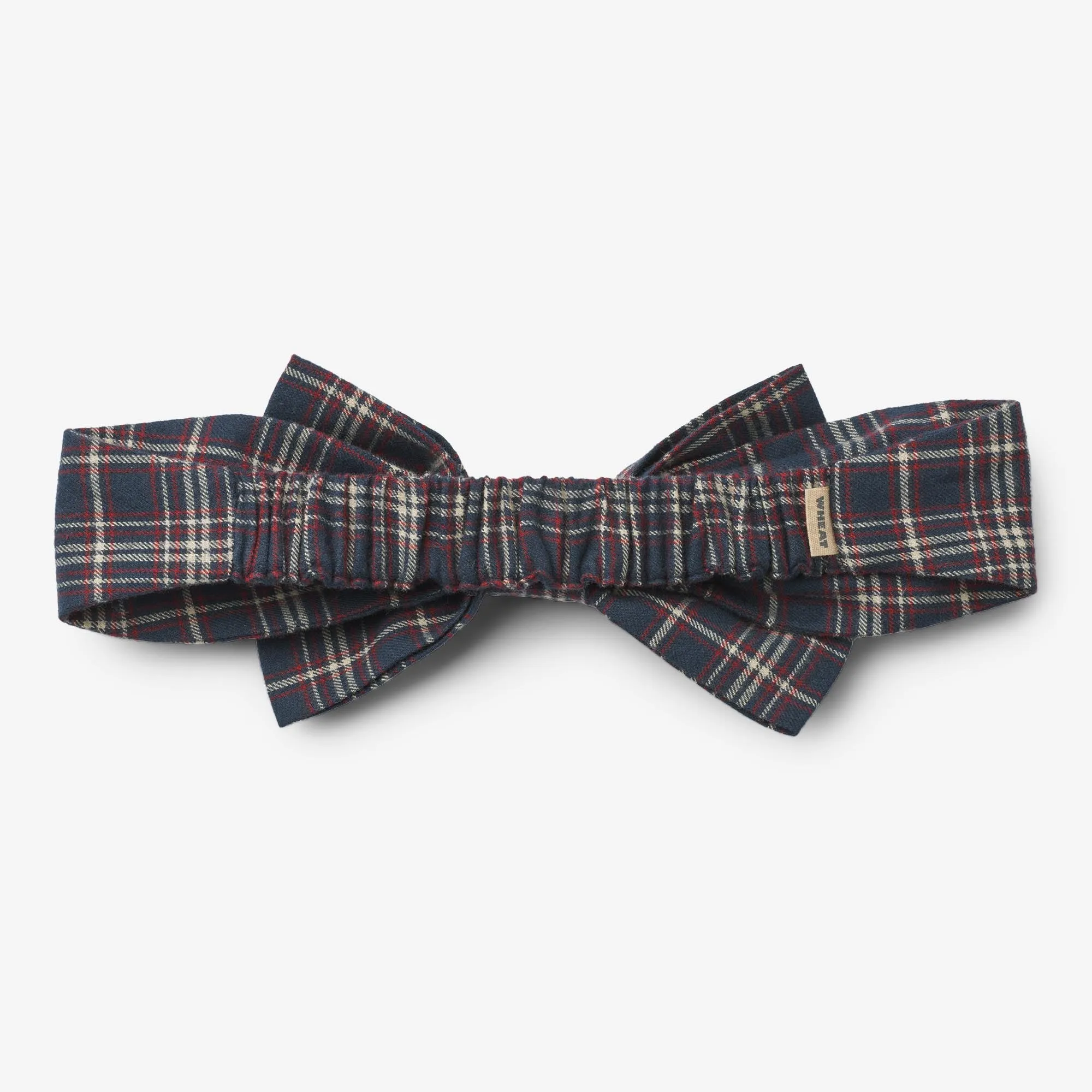 Headband Bow Alba - navy check
