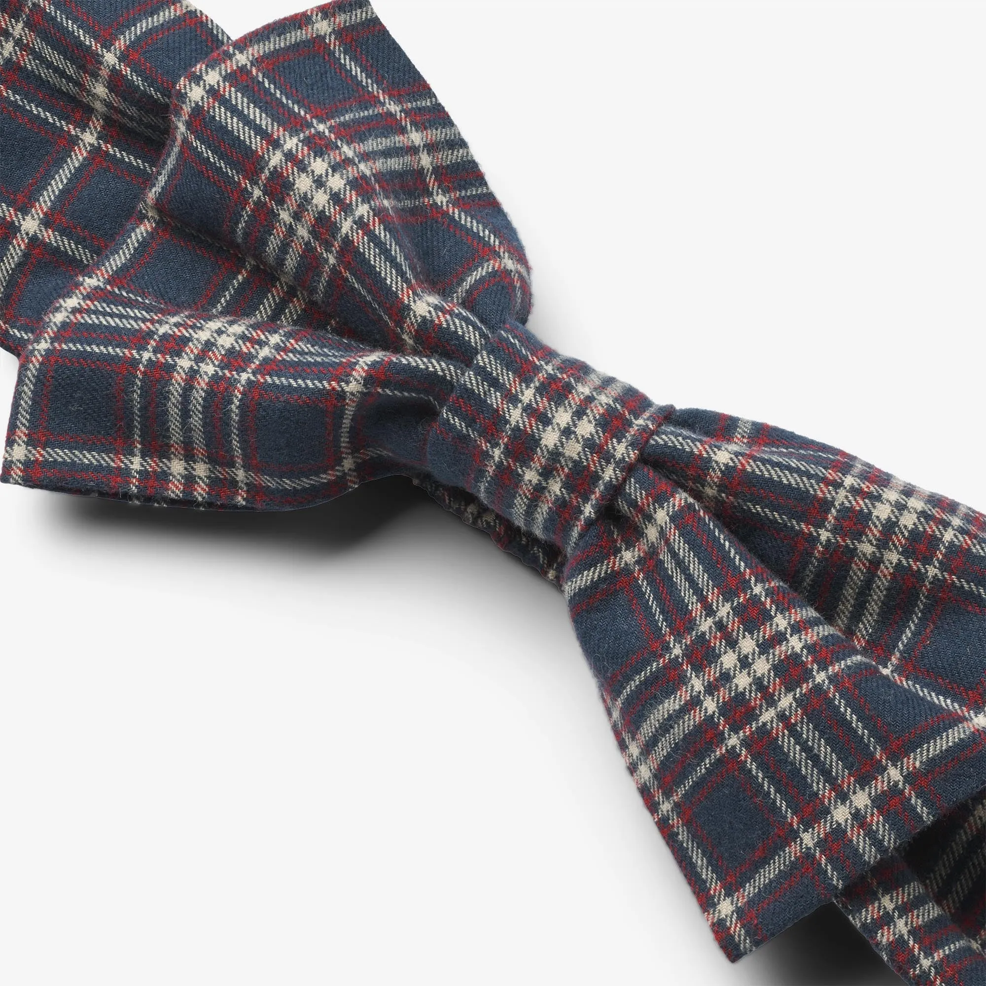 Headband Bow Alba - navy check