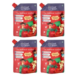 Healthiest Ketchup | Tomatoes & Vegetables | 225 g Each | Pack of 4