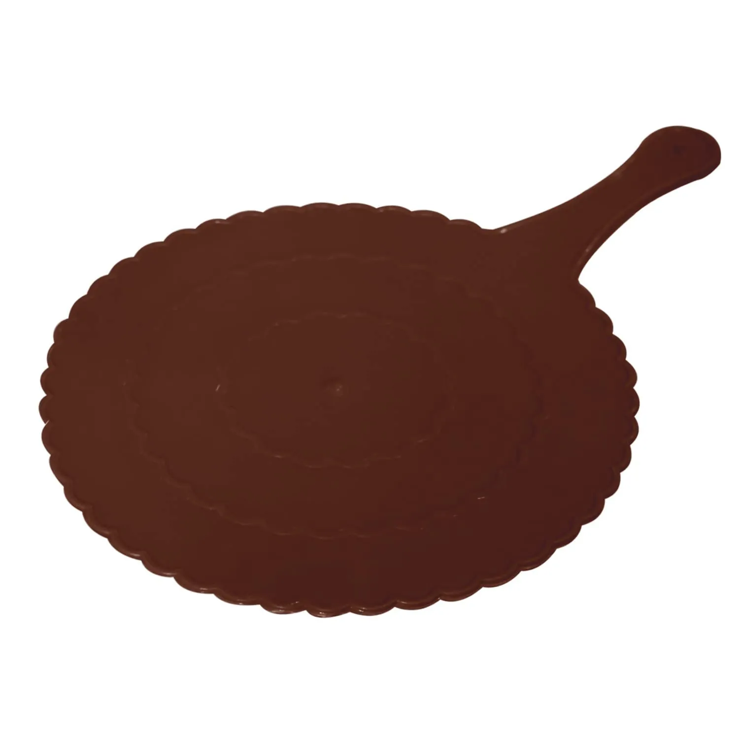 Heart Home Plastic Lightweight Handfan|Hath Pankha|Beejna for Natural Cooling Air Home Decor and Travel Useful, Pack of 6 (Brown)