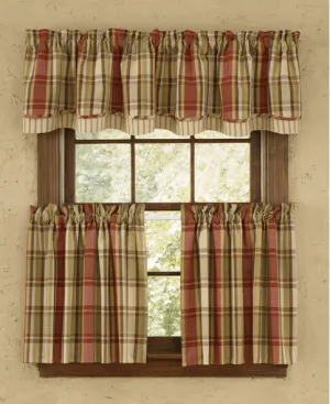 Heartfelt Lined Layered Valance Curtains