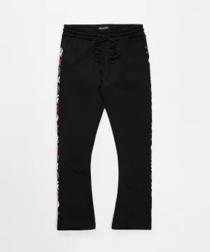 Heartless Flare Fleece Pant - Black