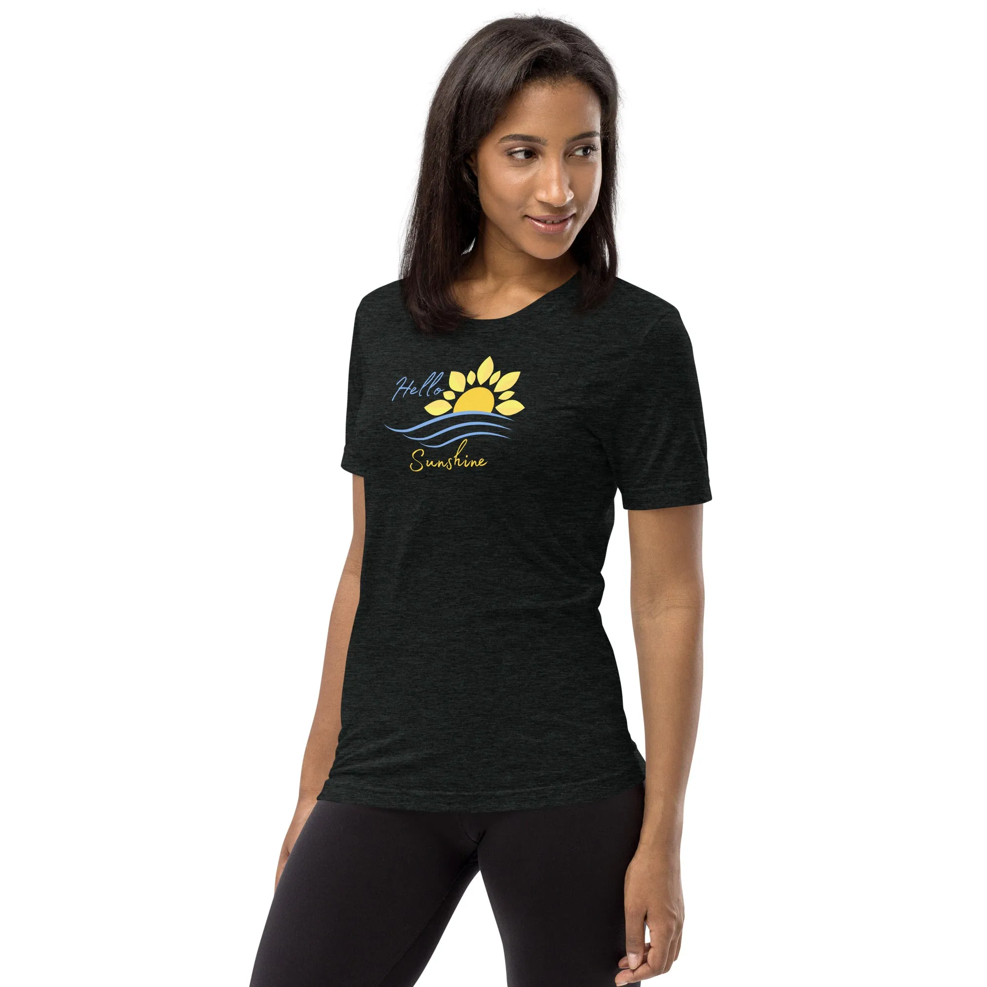 Hello Sunshine - Short sleeve t-shirt, comfy, soft, fitted look