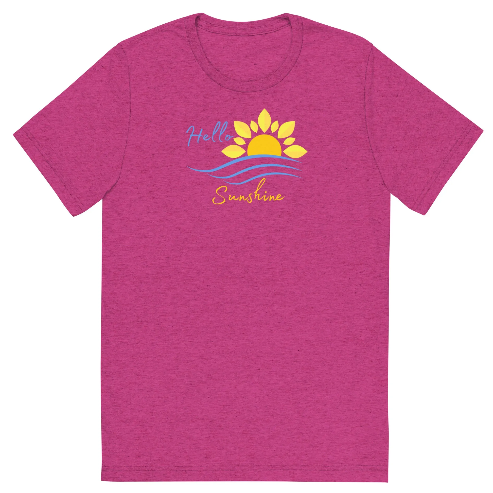 Hello Sunshine - Short sleeve t-shirt, comfy, soft, fitted look
