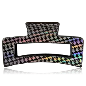 Hendrix Houndstooth Claw Hair Clip