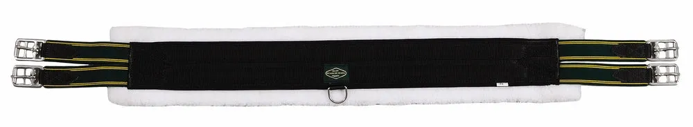 Henri de Rivel Synthetic Fleece Girth-Black