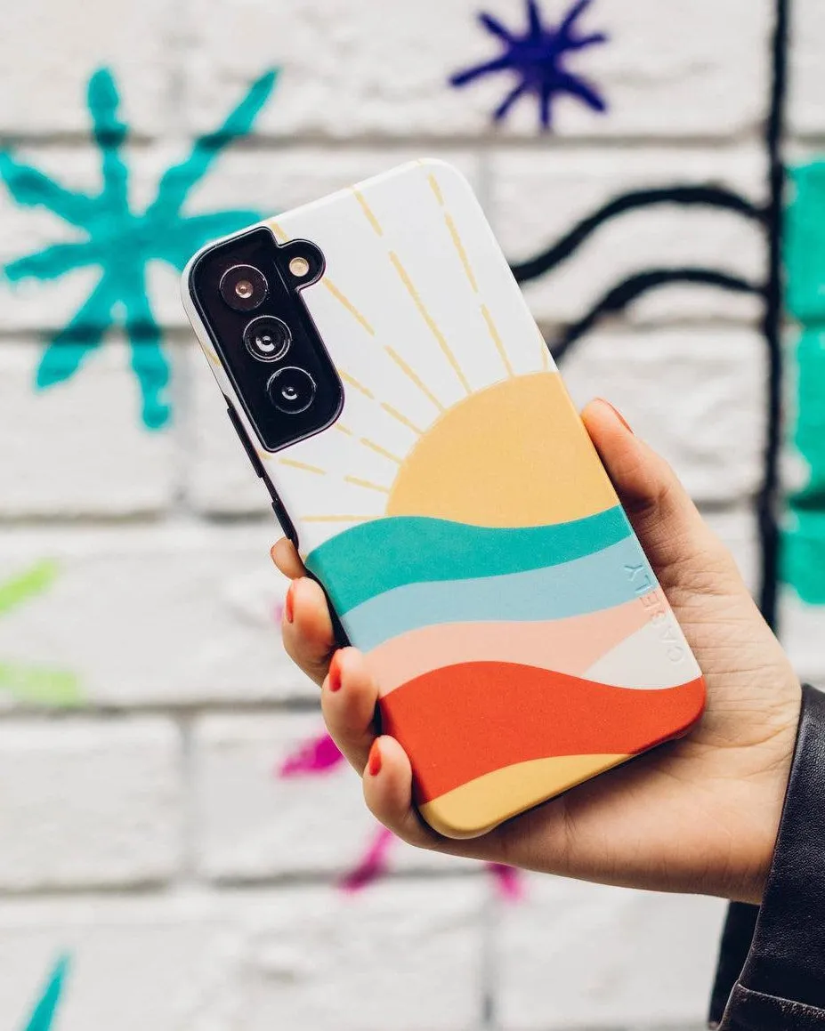 Here Comes the Sun | Colorblock Sunset Samsung Case