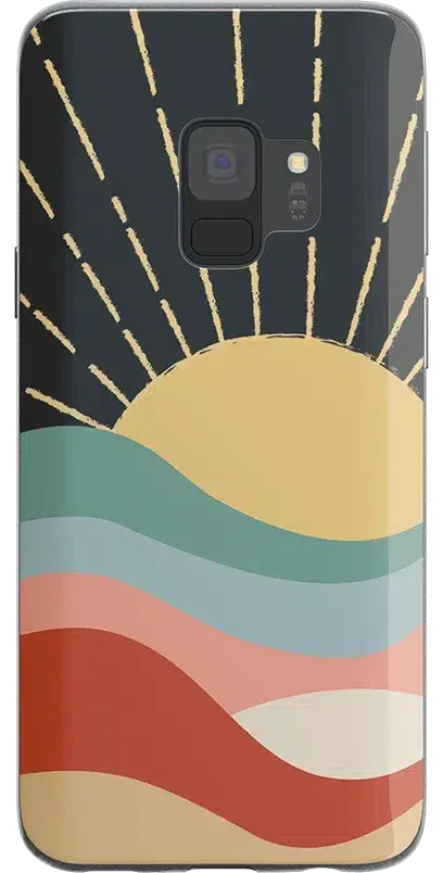 Here Comes the Sun | Colorblock Sunset Samsung Case