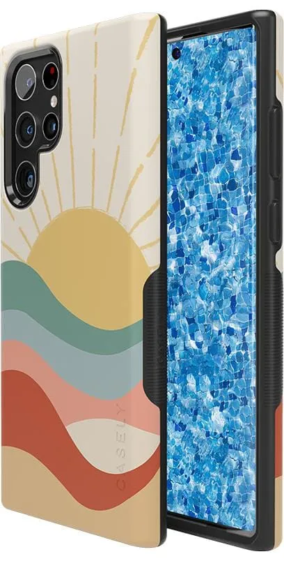 Here Comes the Sun | Colorblock Sunset Samsung Case