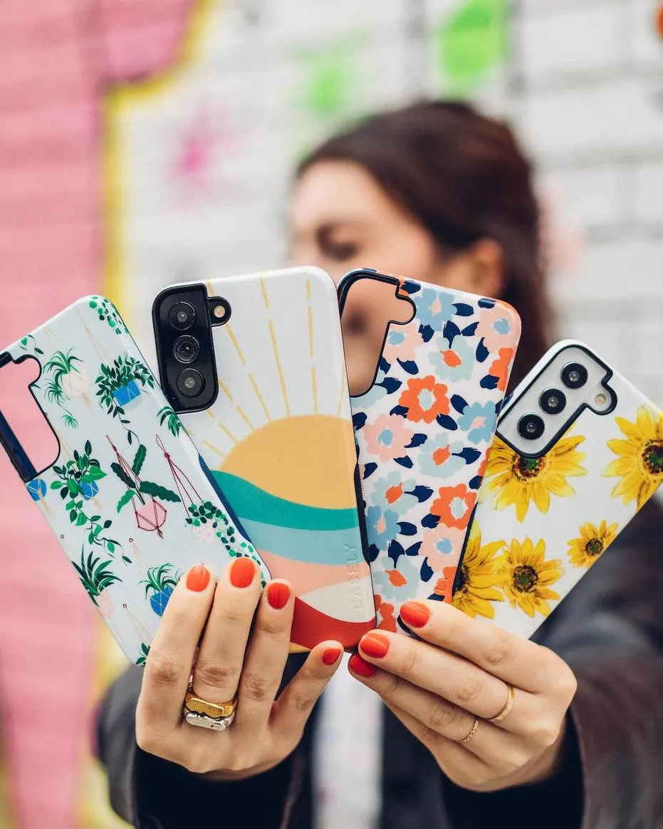 Here Comes the Sun | Colorblock Sunset Samsung Case