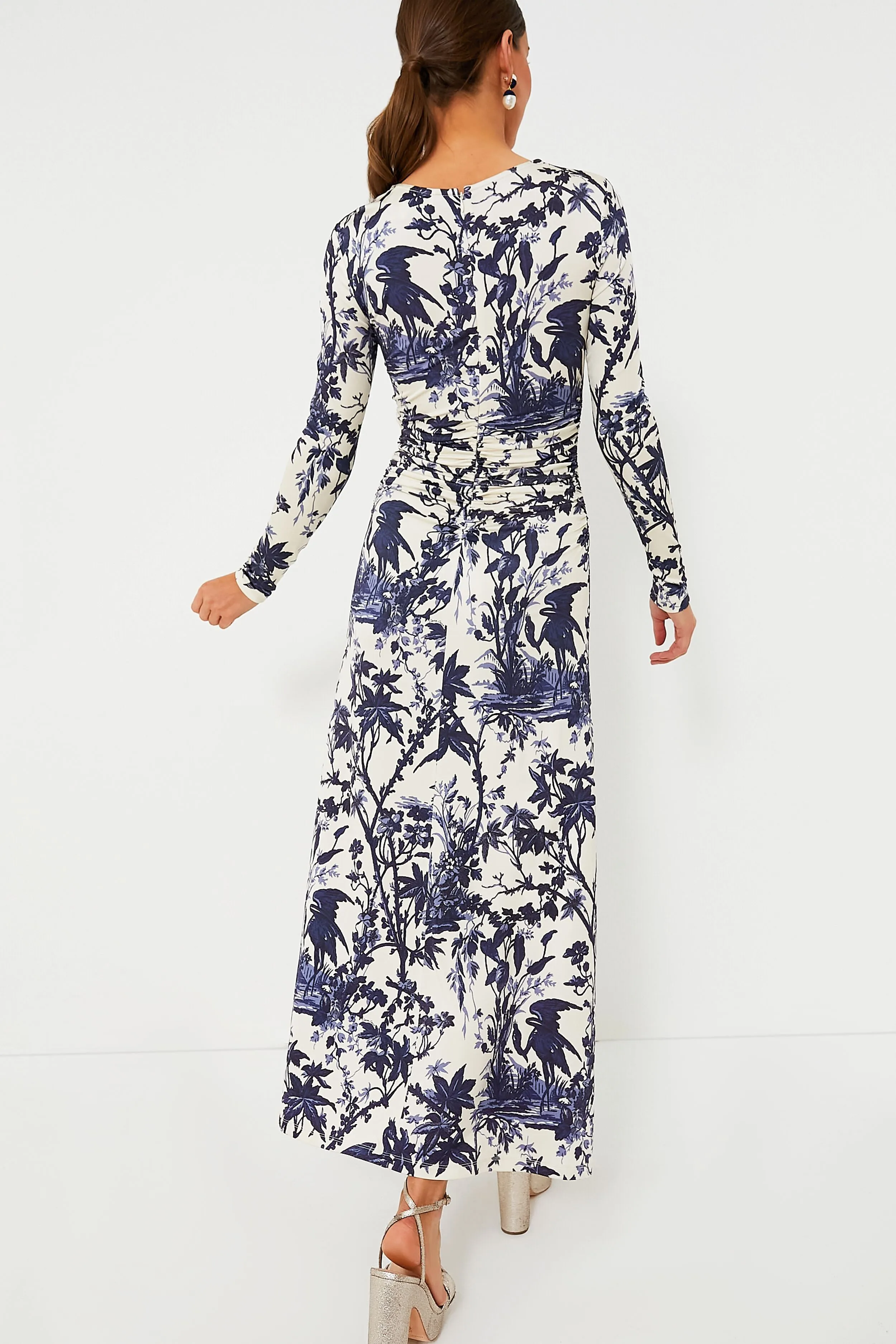 Heron Navy Maisy Dress