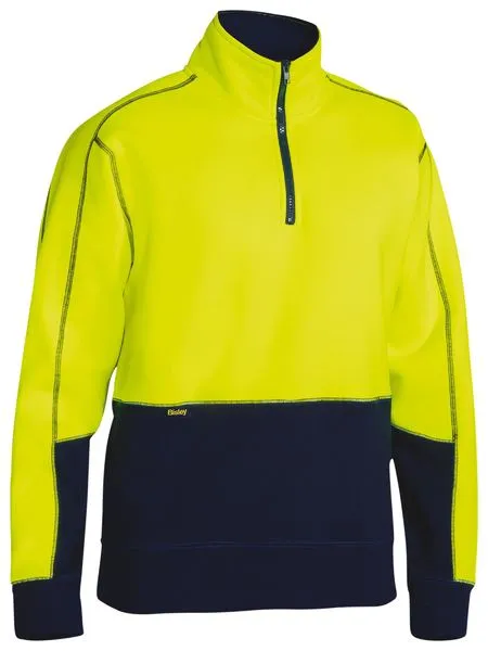 Hi Vis Fleece Zip Pullover - BK6989