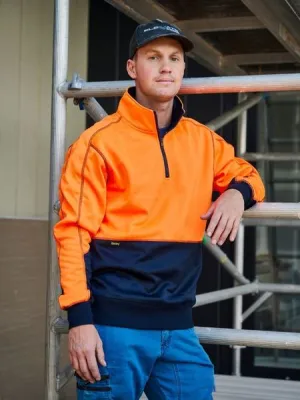 Hi Vis Fleece Zip Pullover - BK6989