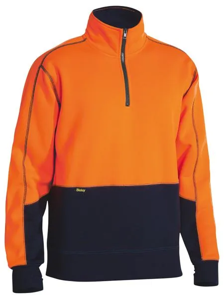 Hi Vis Fleece Zip Pullover - BK6989