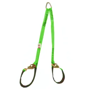 Hi-Vis Green Axle V-Bridle Strap
