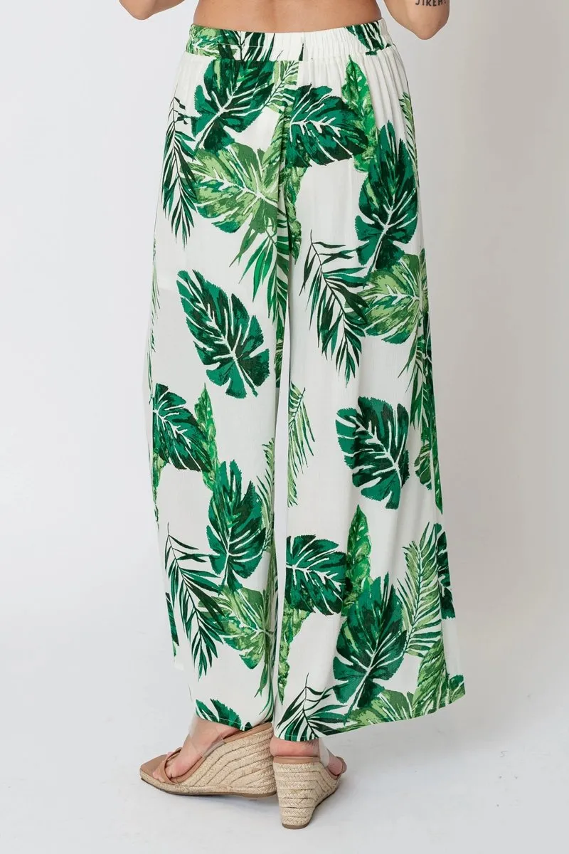 High Waisted Flowy Pants