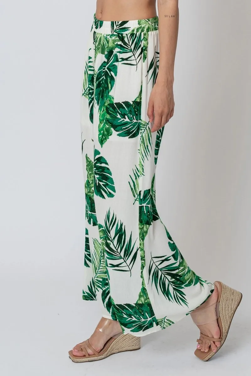 High Waisted Flowy Pants