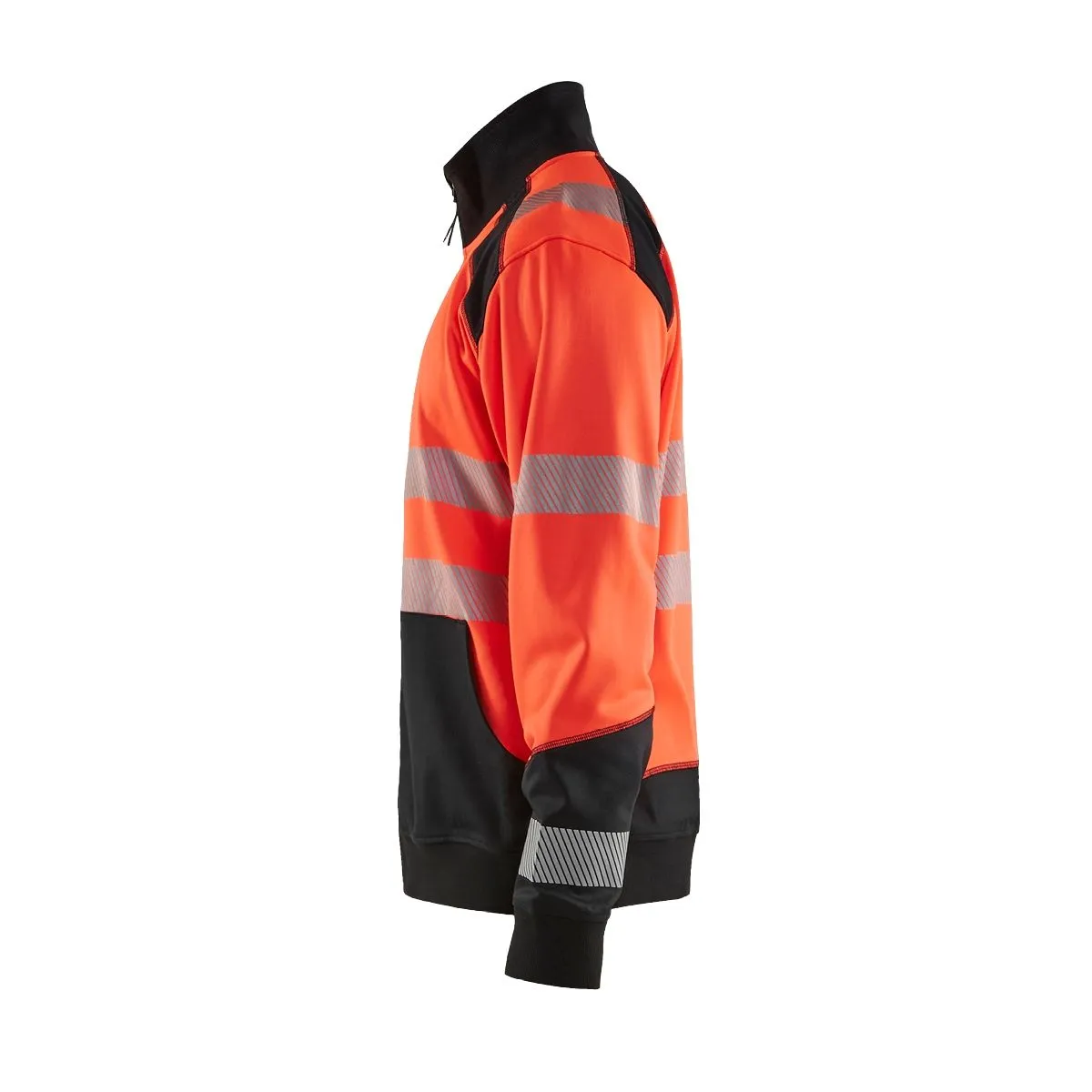High&#x20;Vis&#x20;Sweatshirt&#x20;With&#x20;Half&#x20;Zip&#x20;3556&#x20;High&#x20;Vis&#x20;Rood&#x2F;Zwart&#x20;-&#x20;Bl&#xE5;kl&#xE4;der