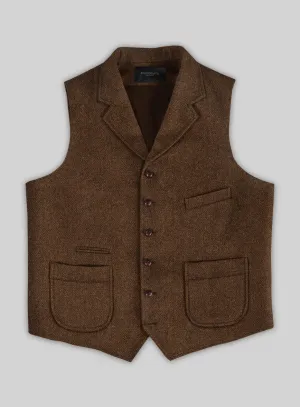 Highlander Coca Brown Tweed Hunting Vest