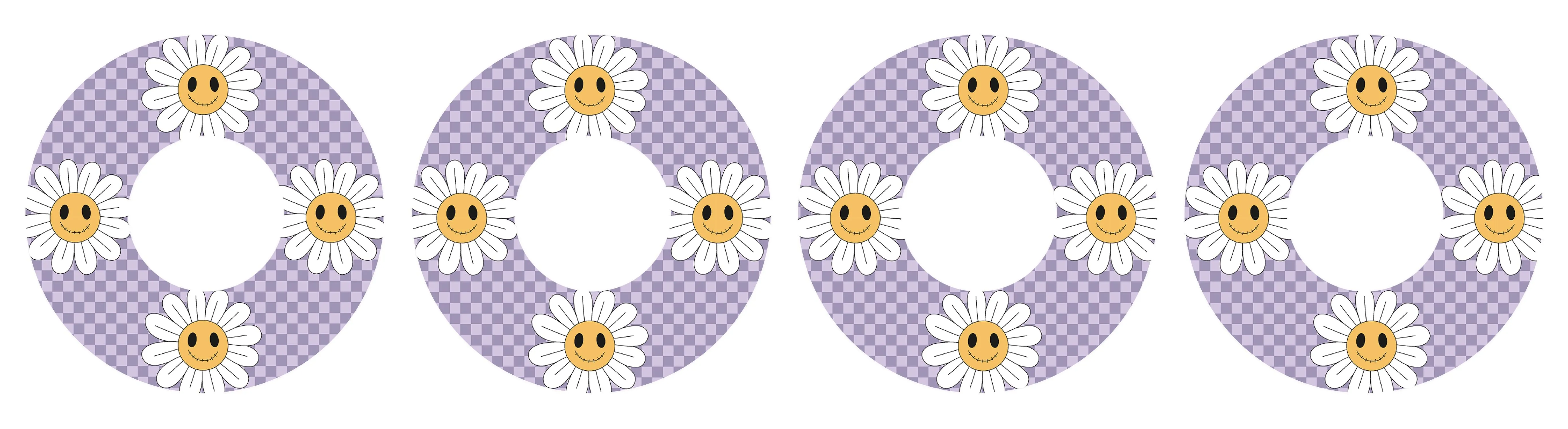 Hippie Halloween Patch  Tape Designed for the FreeStyle Libre 2