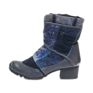 Hogl Ankle Boots Fabric Blue Colour For Women