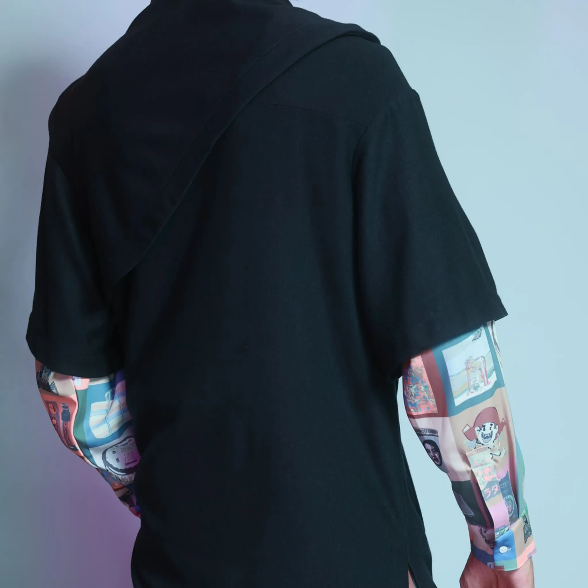Hollow Neck Layers Top