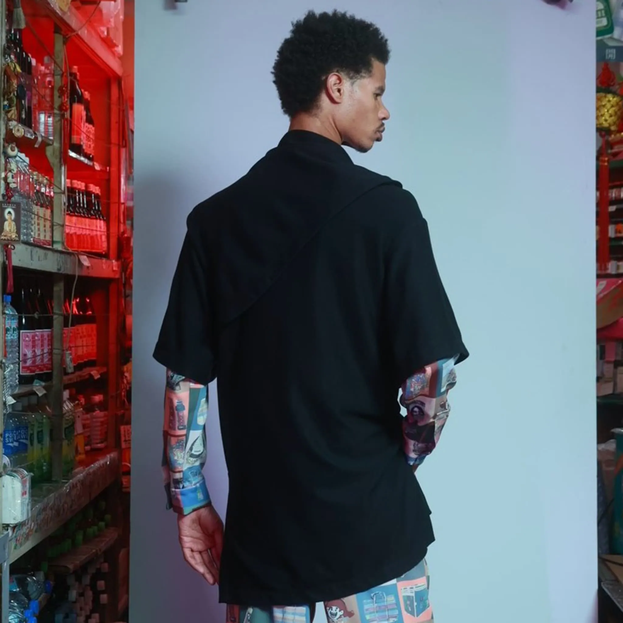 Hollow Neck Layers Top