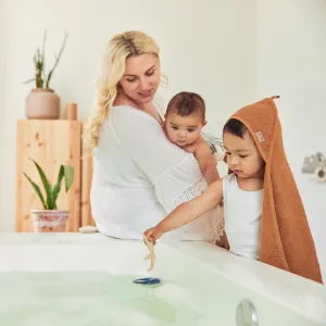 Hooded Bath Towel Cape Terry - Caramel