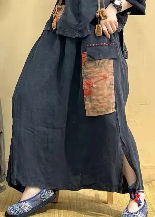 Hooded Tops And Skirts Cotton Two Pieces Set Summer