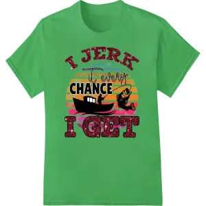 Hooked On Second Chances | Funny Fishing Heat Transfer