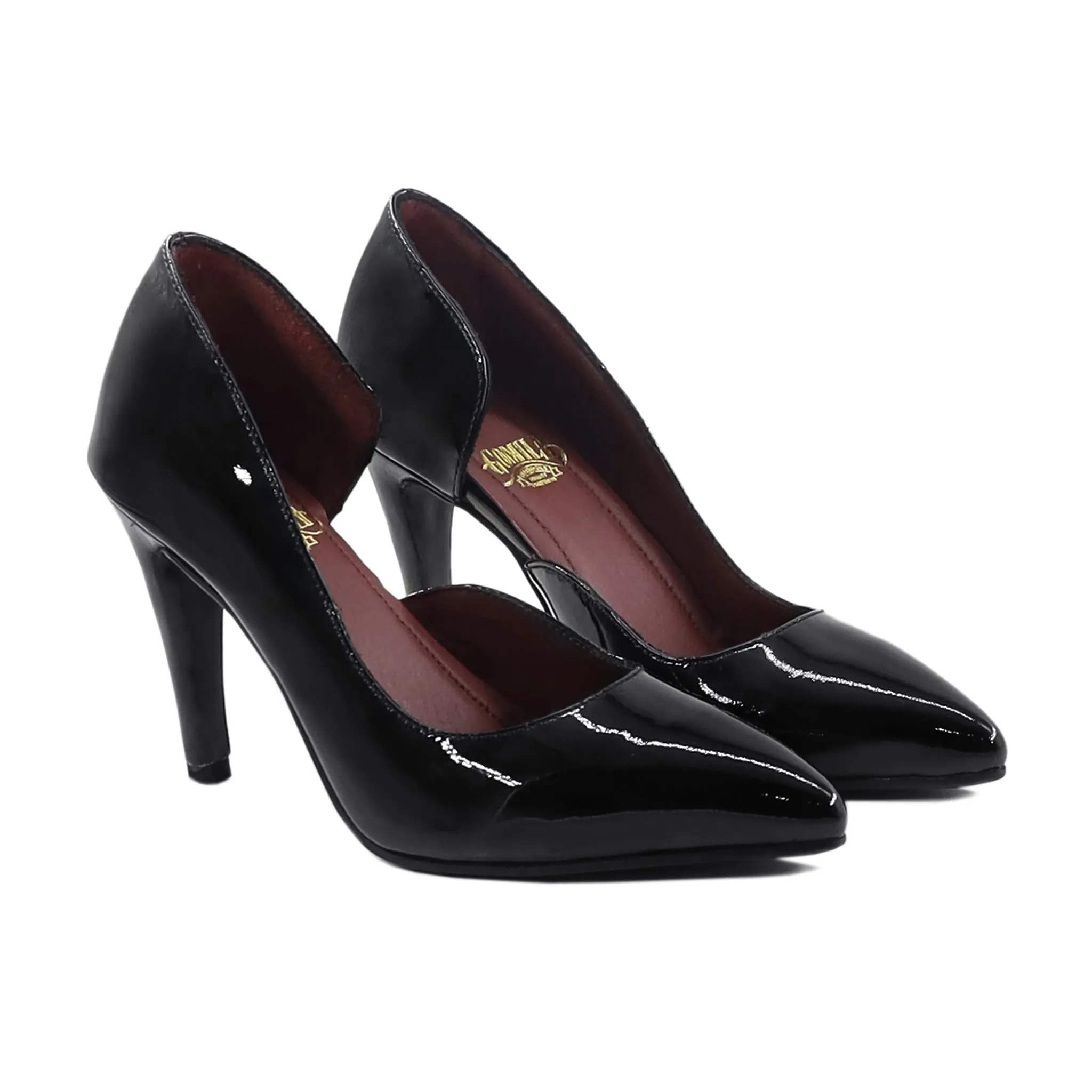 Hosea - Ladies Black Patent Leather Heels