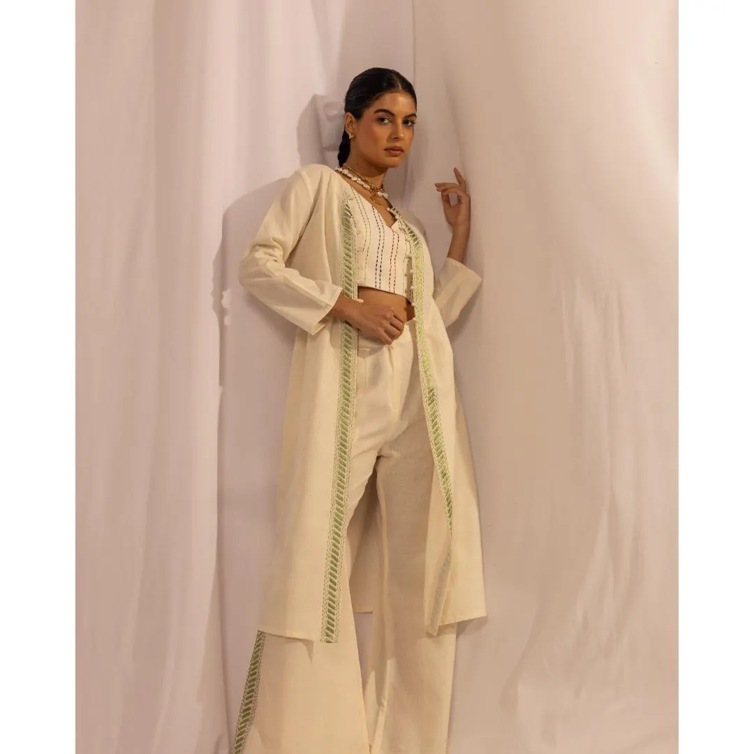 House of Ara Handwoven Organic Cotton Kantha Jacket