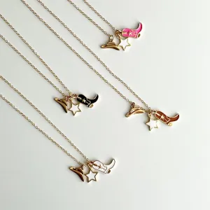 Howdy Boot Necklace