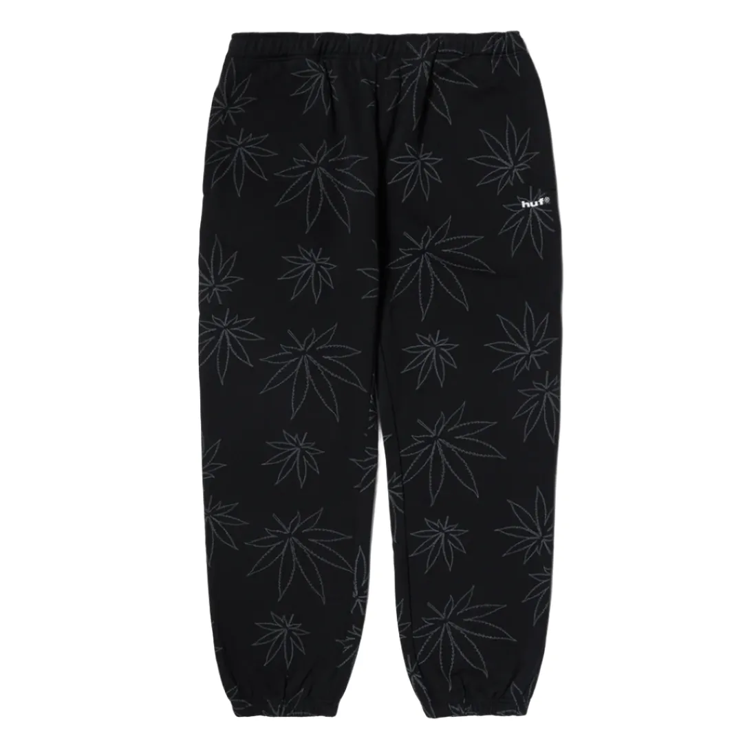 Huf Plantlife Fleece Pant Black