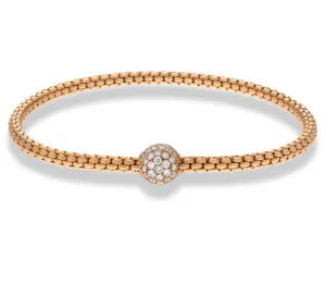 Hulchi Belluni Pave Diamond Stretch Bracelet 21323