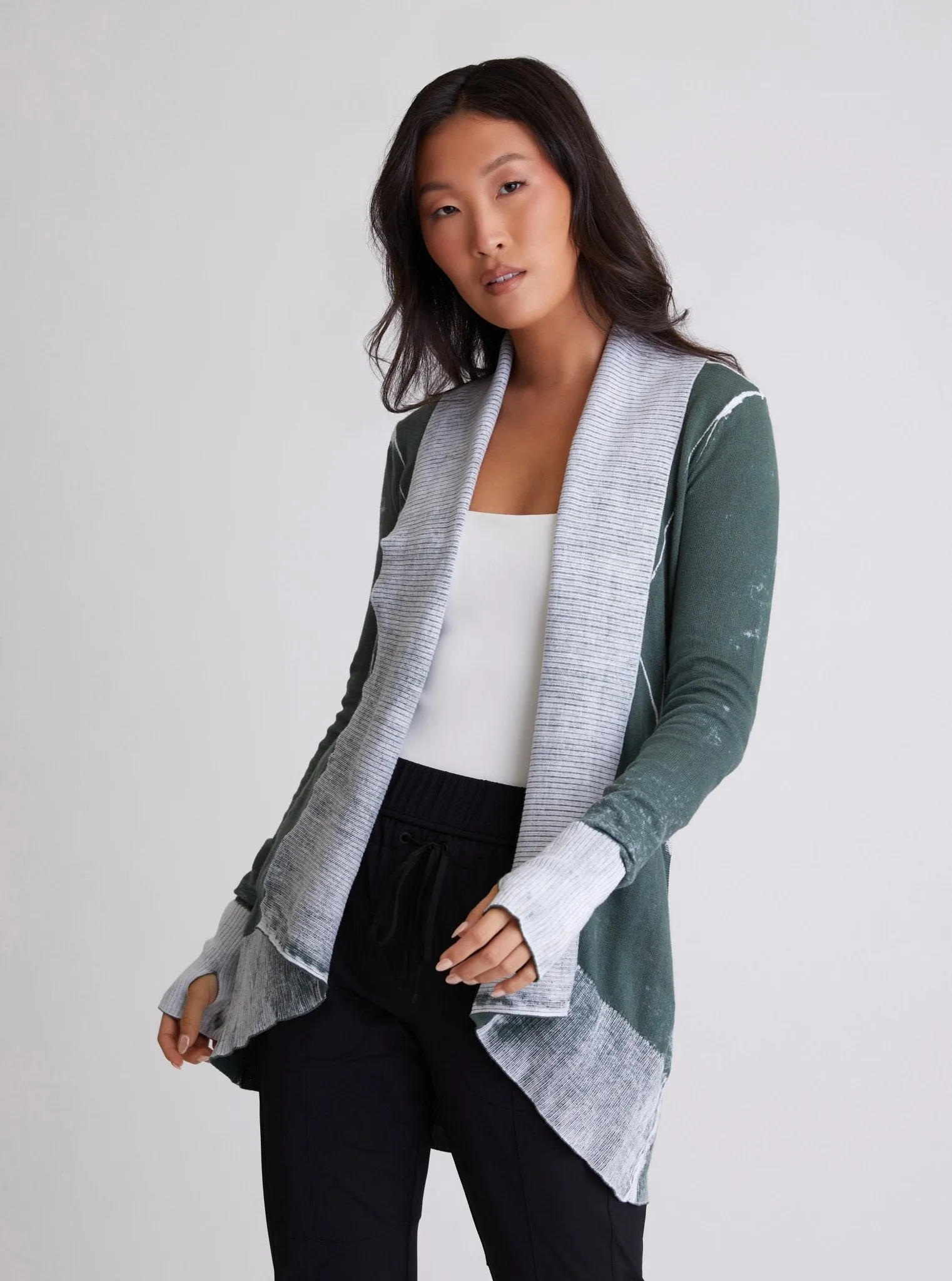 Huntress Drape Front Cardigan - FINAL SALE