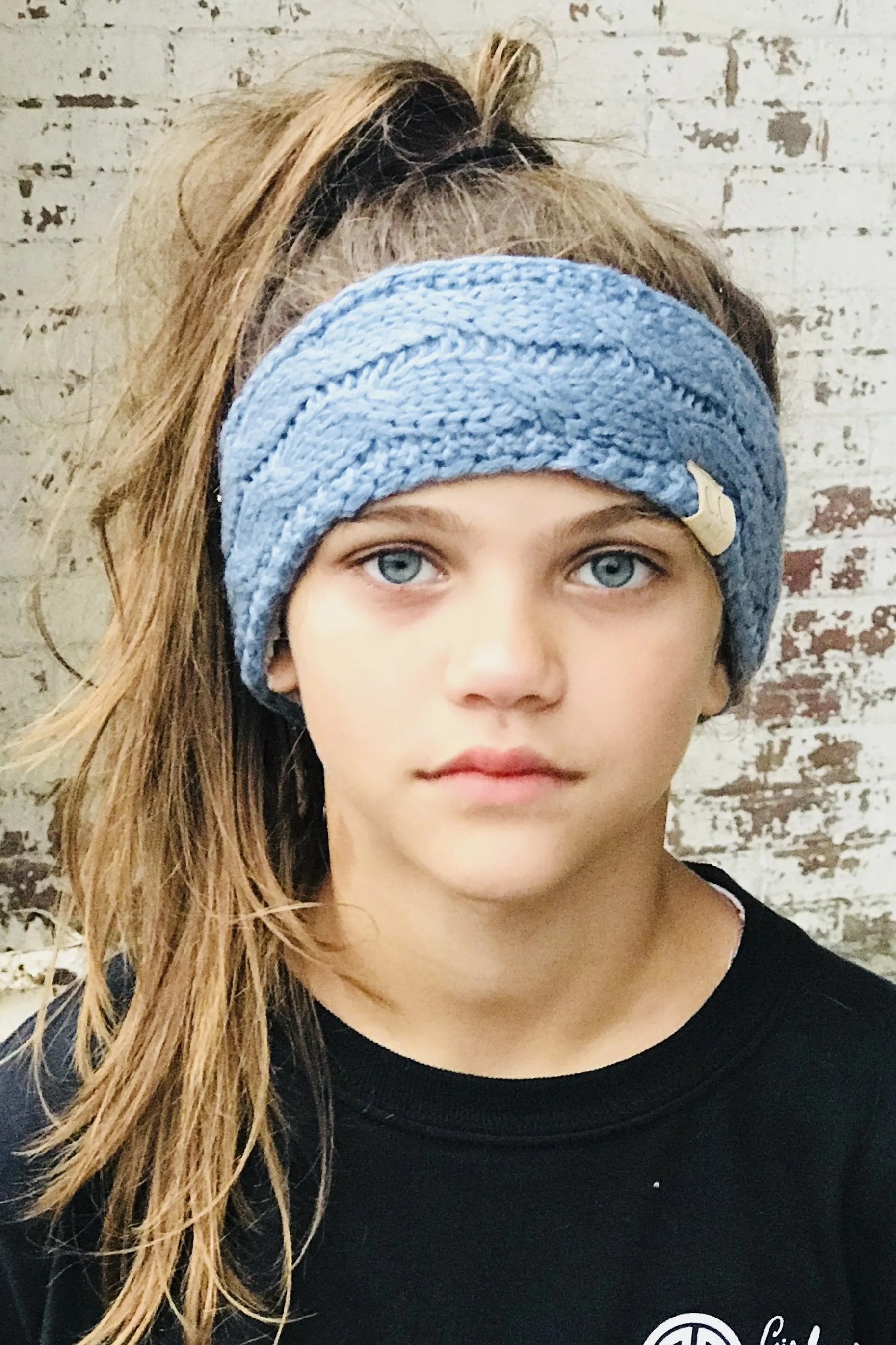 HW-20-KIDS HEADWRAP DENIM