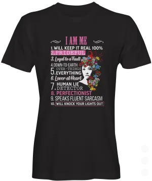 I am Me Slogan Tee