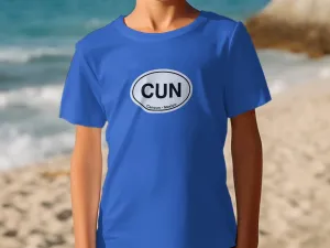 Iconic Cancun Mexico CUN Sticker Graphic T-Shirts