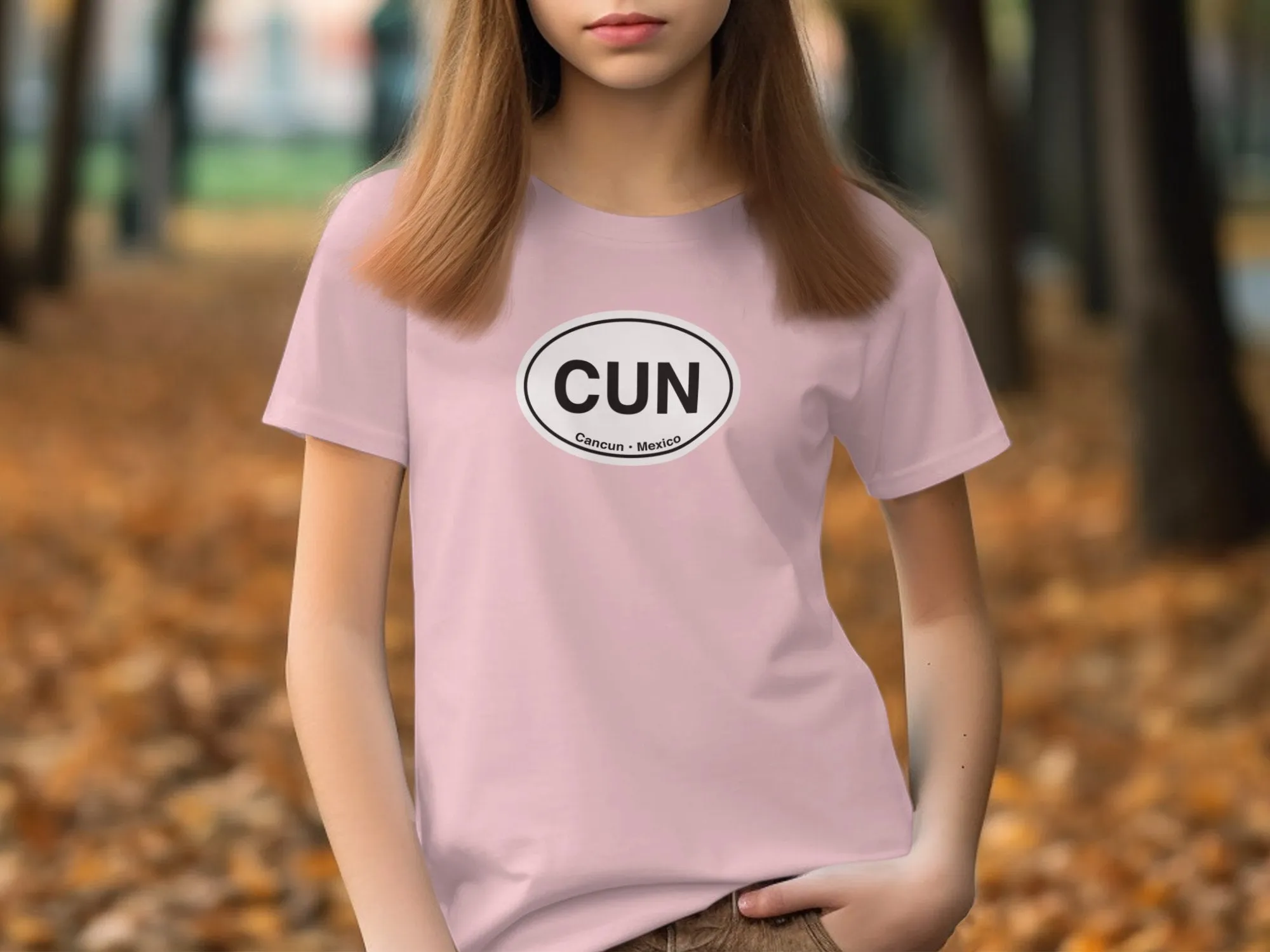 Iconic Cancun Mexico CUN Sticker Graphic T-Shirts
