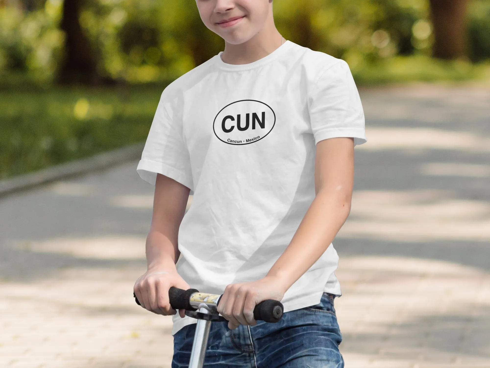 Iconic Cancun Mexico CUN Sticker Graphic T-Shirts