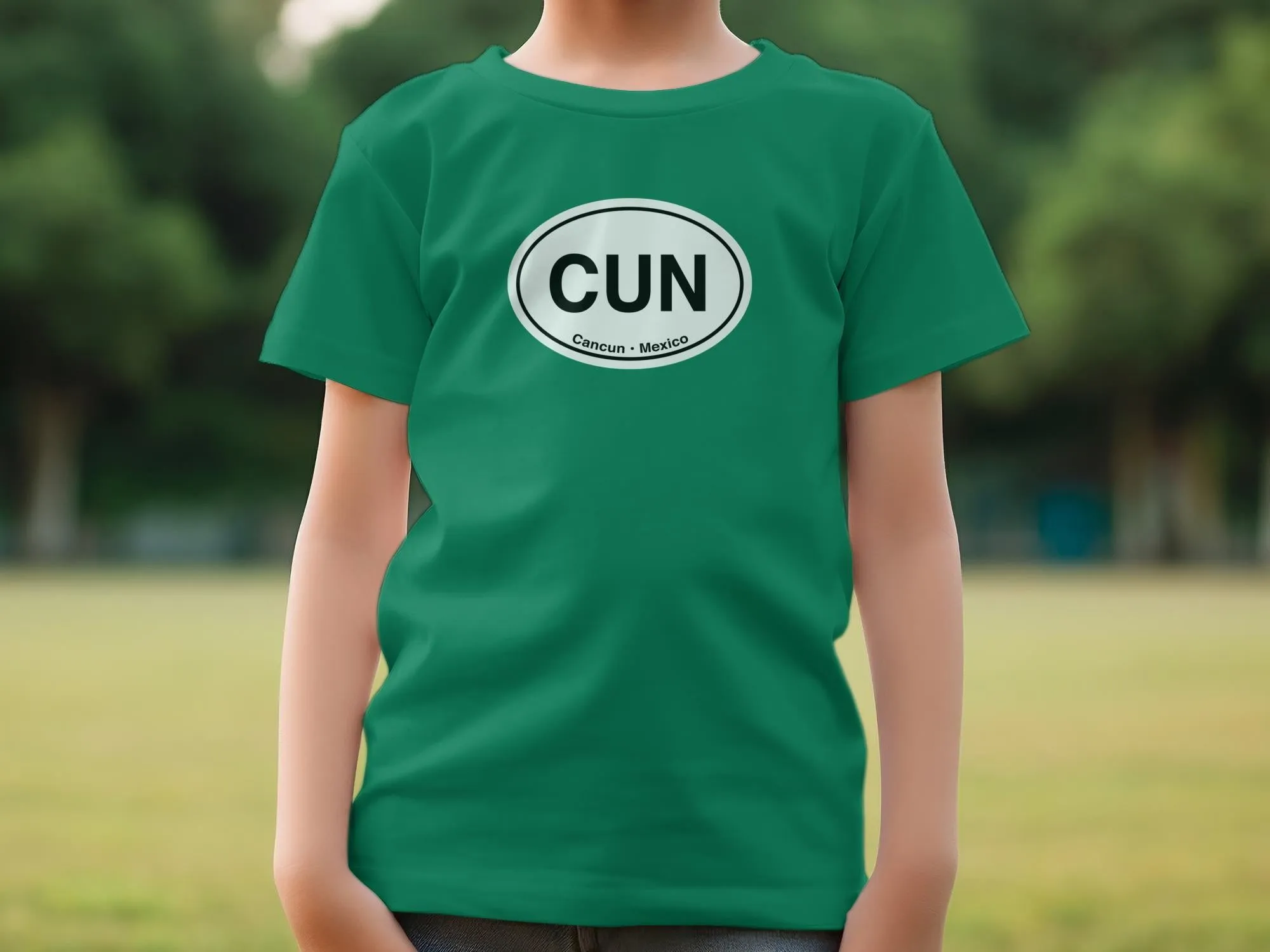 Iconic Cancun Mexico CUN Sticker Graphic T-Shirts