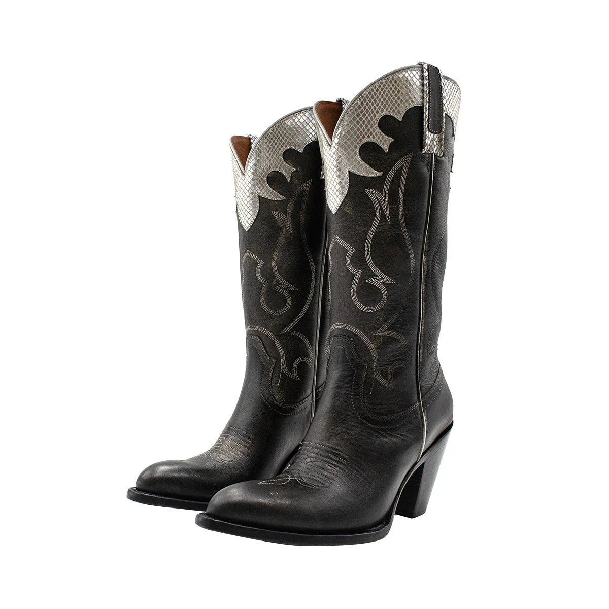Idyllwind Lady Luck Western High Boots Leather Black Colour For Women