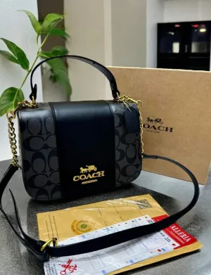 Imported Coach High Quality Crossbody Bag For Women (Black)