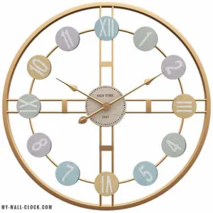 Industrial Clock Modern Style