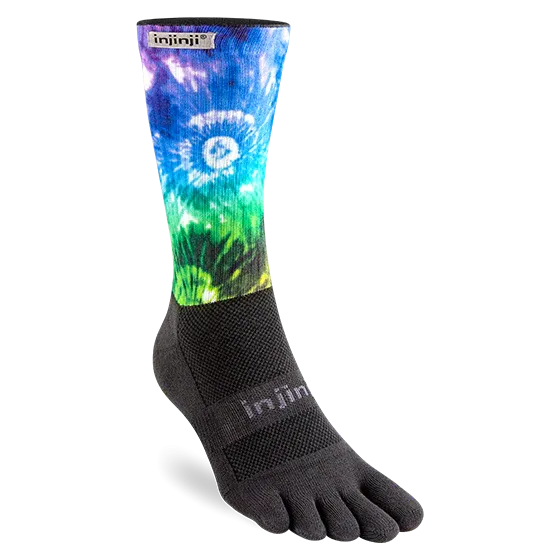 Injinji Spectrum Trail Courtney Dauwalter Crew Socks - Hardrock