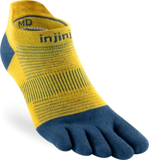 Injinji Ultra Run Light Weight No Show Mens Royal Yellow (NEW 2024)