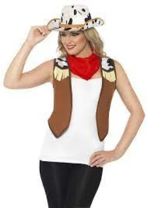 Instant Kit Wild West Female, Brown & White