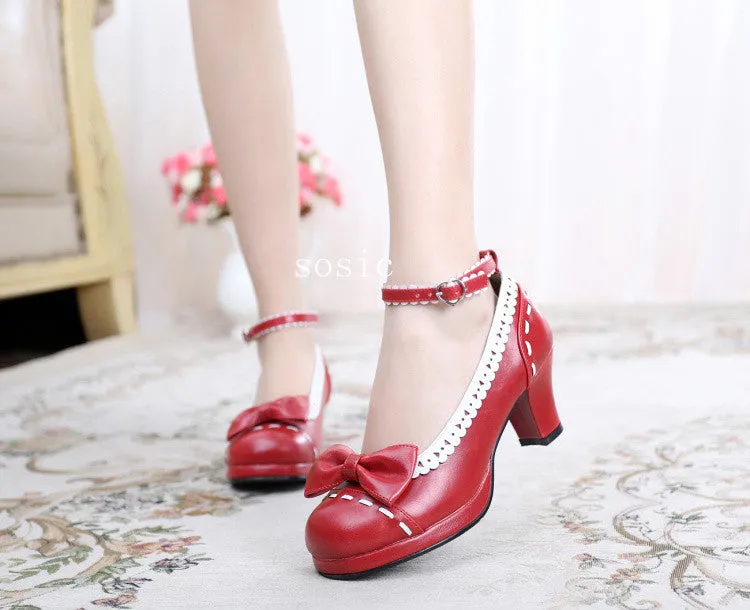 Instant Shipping! Sweetheart Platform Heels