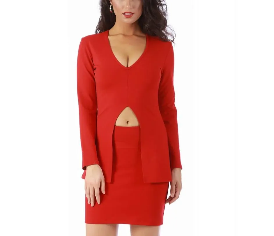 InstantFigure Mini Skirt with Wide Band 168072